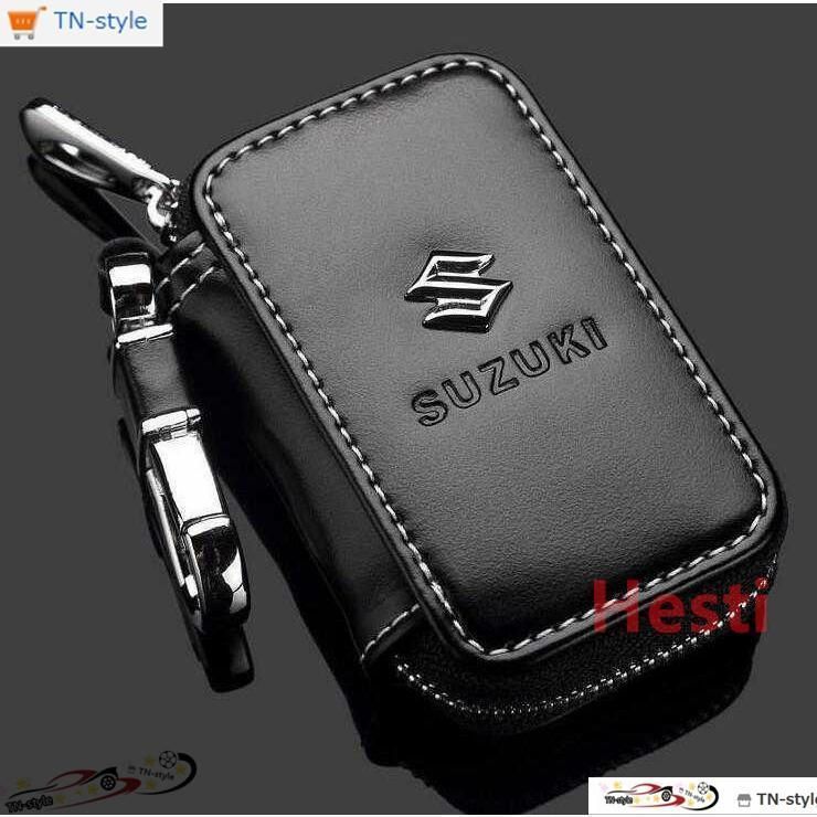 高品質 スズキ SUZUKI スマートキーケース キーカバー キーホルダ レザー キーケース