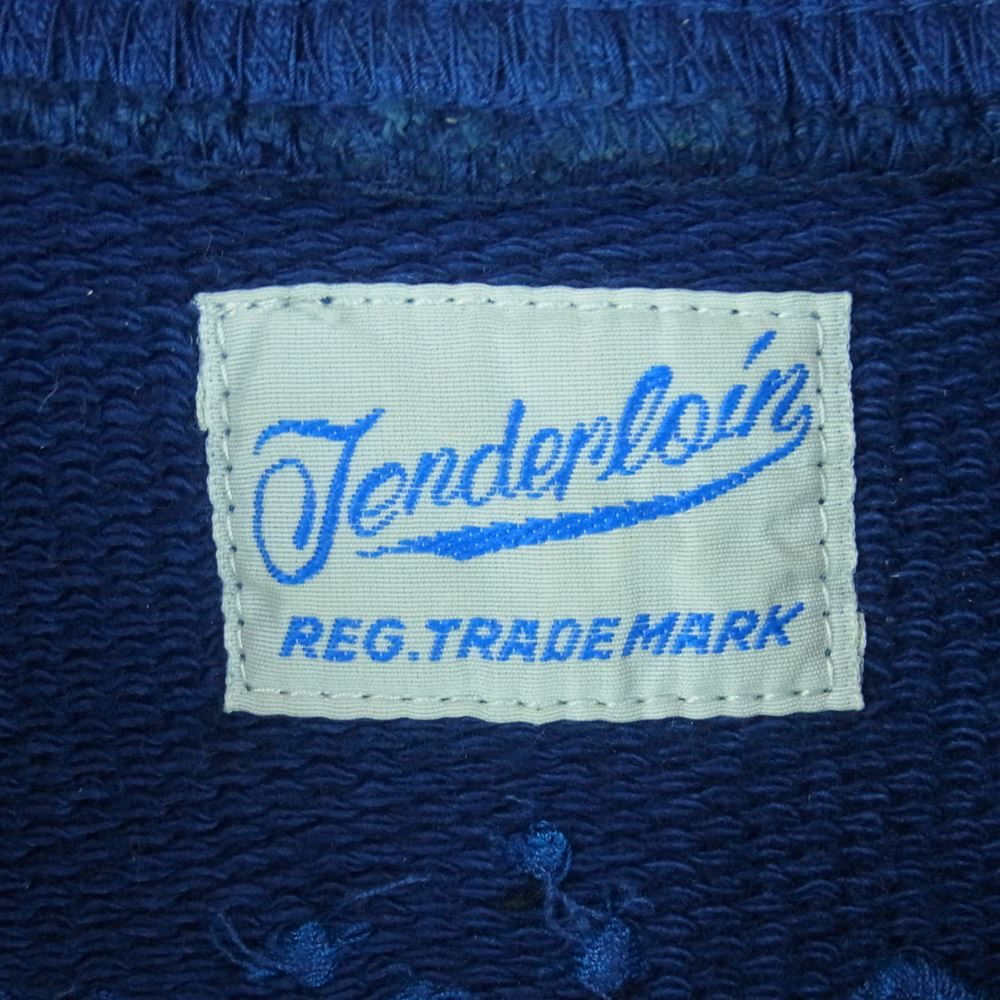 TENDERLOIN テンダーロイン 22SS MOSS STITCH SWEAT モスステッチ ロゴ  