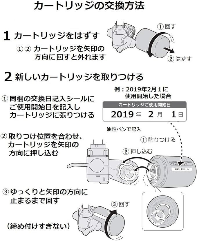 【新品未使用】Panasonic TK-CJ23C2 浄水器カートリッジ 2個入 パナソニック 浄水器 交換用カートリッジ2個入り 蛇口直結型用