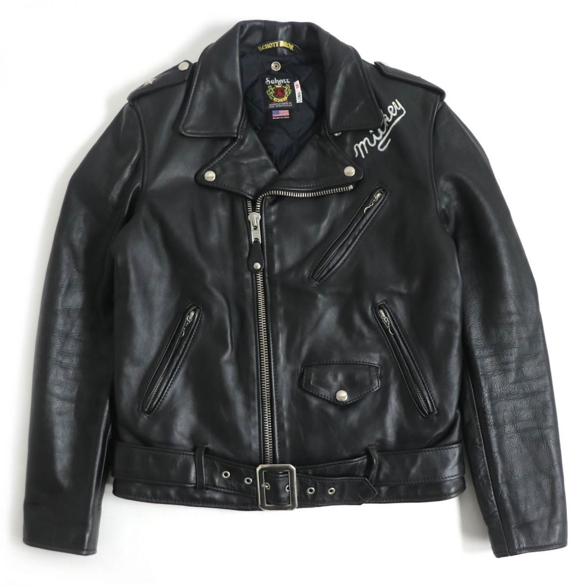 美品□Schott/ショット 613UST ミッキーマウスプリント ONESTAR TALL