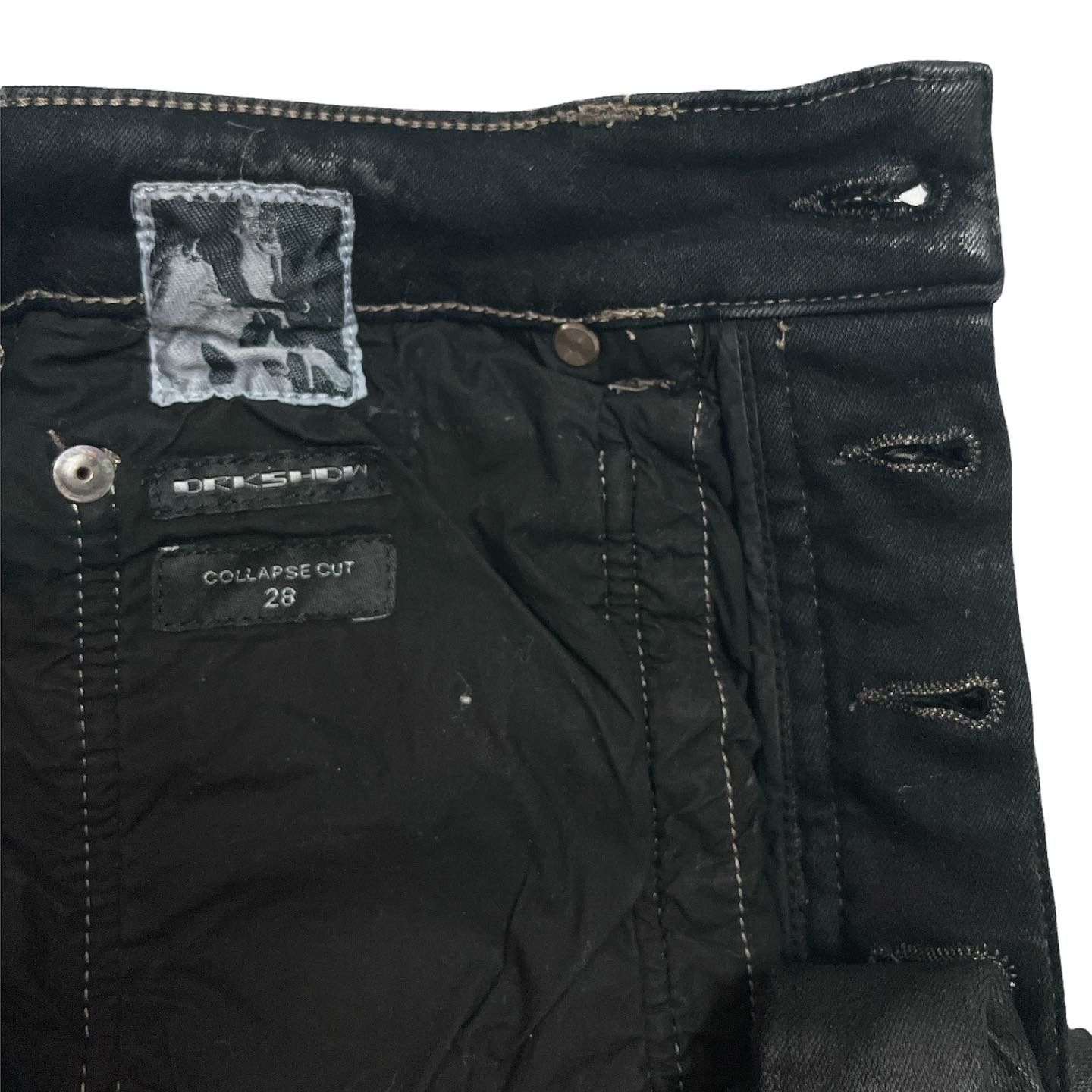 Rick Owens drkshdw コーティングデニムパンツ - メルカリ