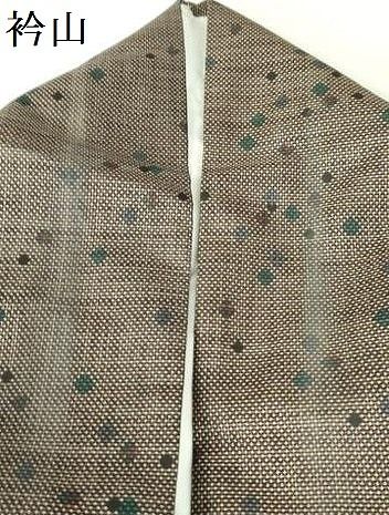 平和屋着物○本場大島紬 9マルキ 古代染色純泥染 抽象文様 瀧田