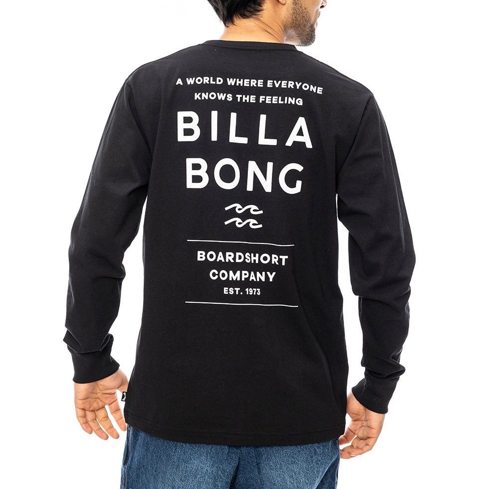 2024秋冬 新品【BILLABONG/ビラボン】DECAF ロンＴ BLK メンズ BE012050