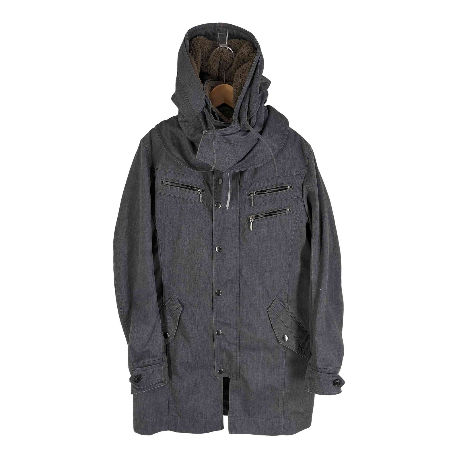 ミッシェルクランオム MICHEL KLEIN HOMME ボアライナー モッズコート 