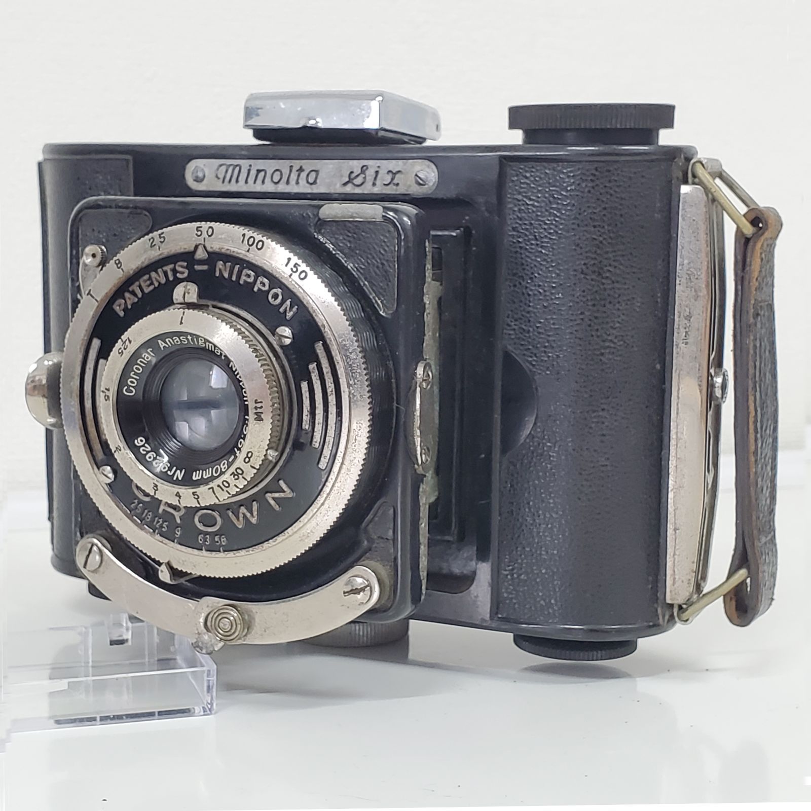 基本動作確認 ミノルタ モルタ合資会社 Minolta Six CROWN 1930年代製 アンティーク ヴィンテージ ビンテージ 蛇腹 中判カメラ  フィルムカメラ - メルカリ