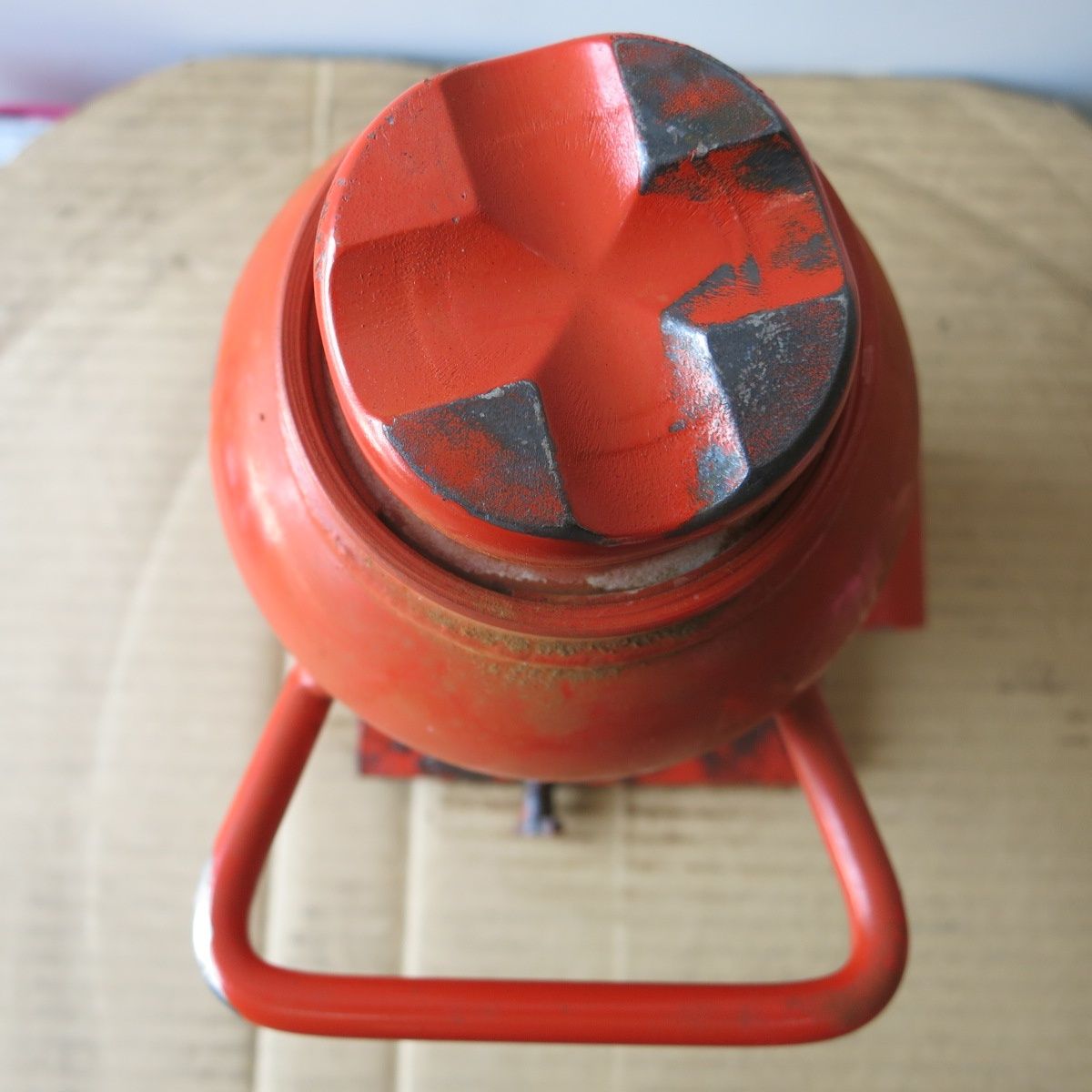 【最短翌日配送】 ◆マサダ 油圧 ジャッキ HP-15N 工具 15TON 15ton 15トン 15000kg 油圧式 オイル だるま ダルマ 車載 自動車 点検 整備 現状品⑨◆