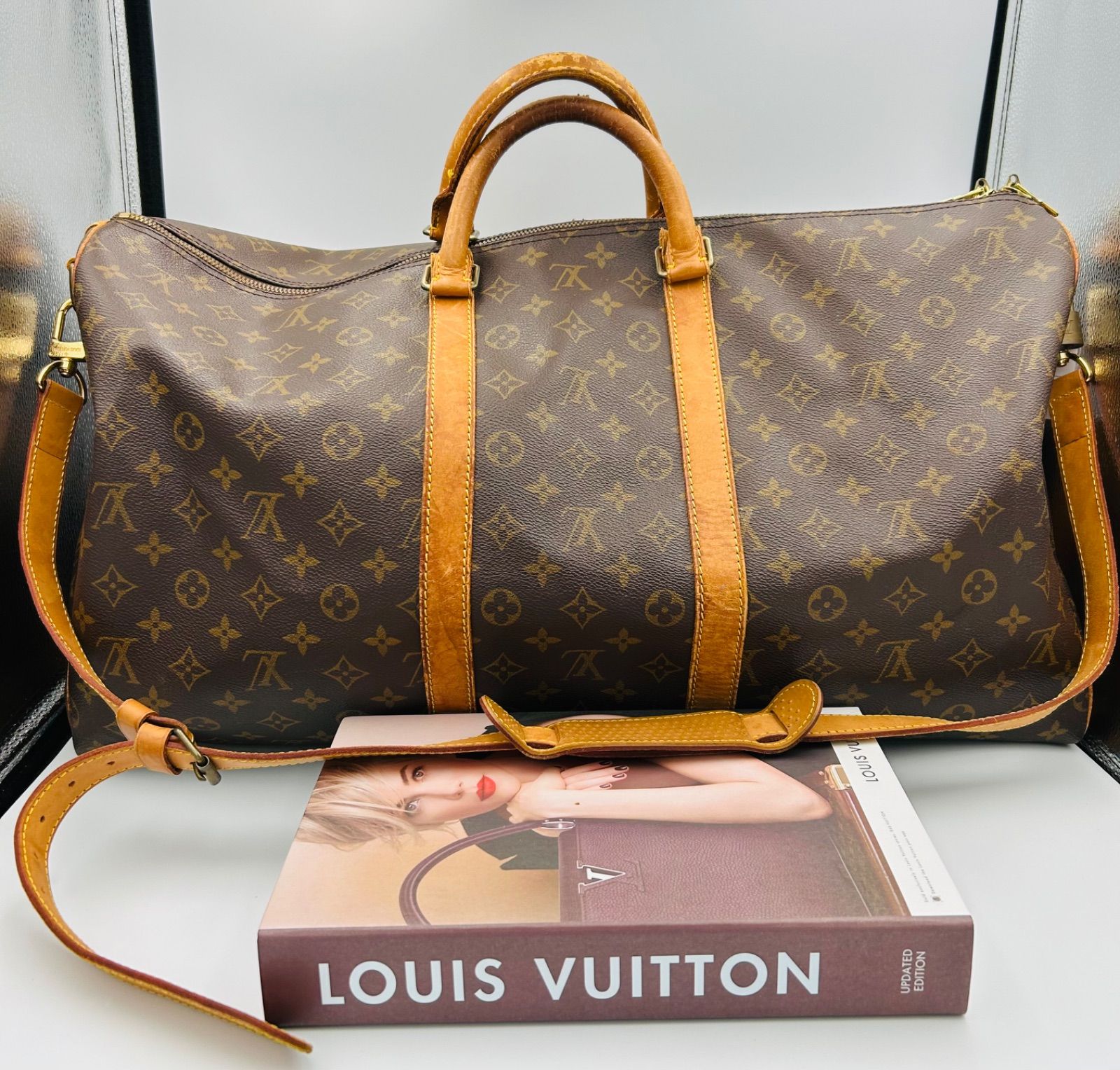 鑑定済・正規品】ルイヴィトン モノグラム キーポル55 ボストンバッグ