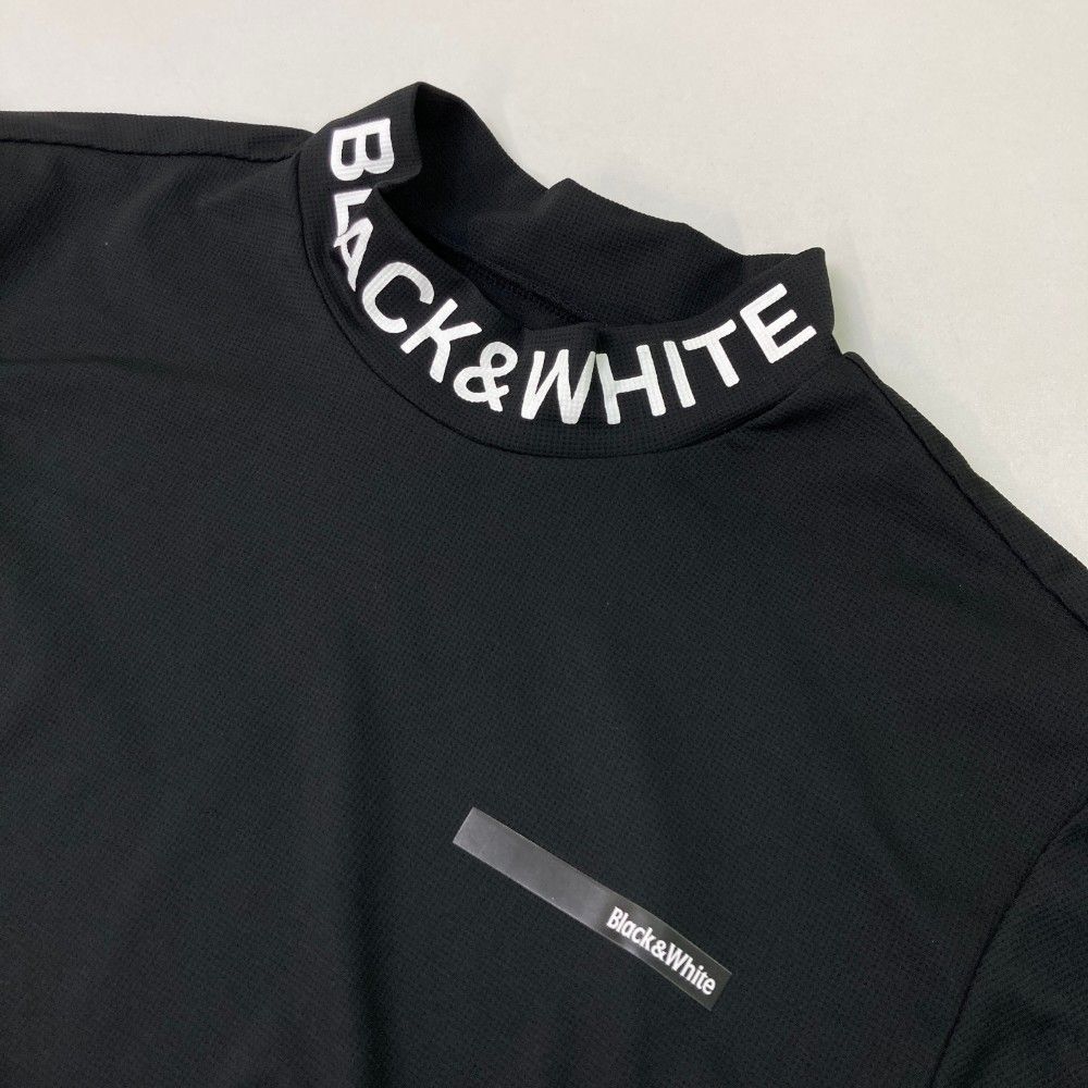 【送料込み】【新品】【ブラック＆ホワイト】【半袖ポロシャツ】【L】 送料込み】【新品】【ブラック＆ホワイト】【半袖ポロシャツ