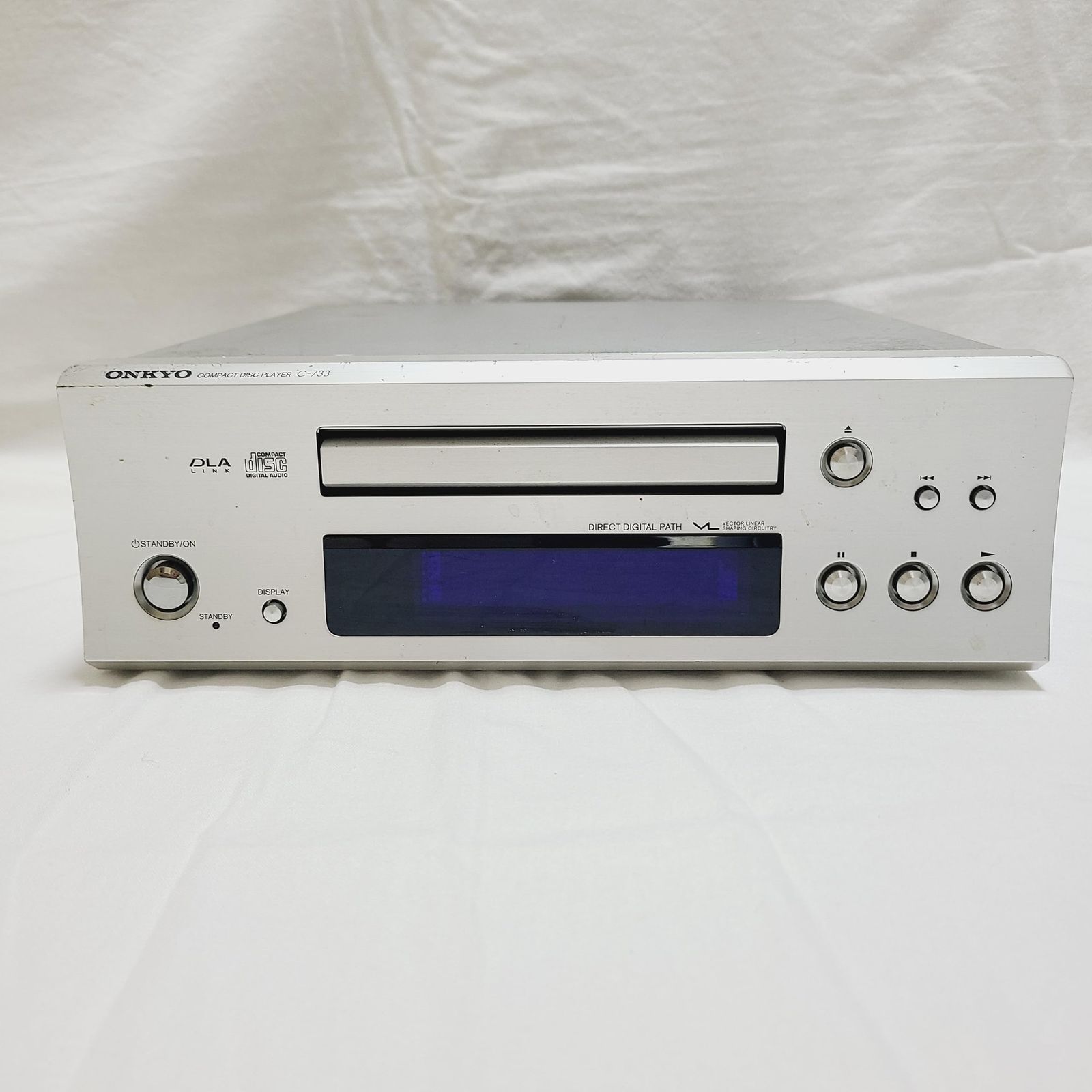 ONKYO INTEC275 CDプレーヤー C-733(S) /シルバー(中古品