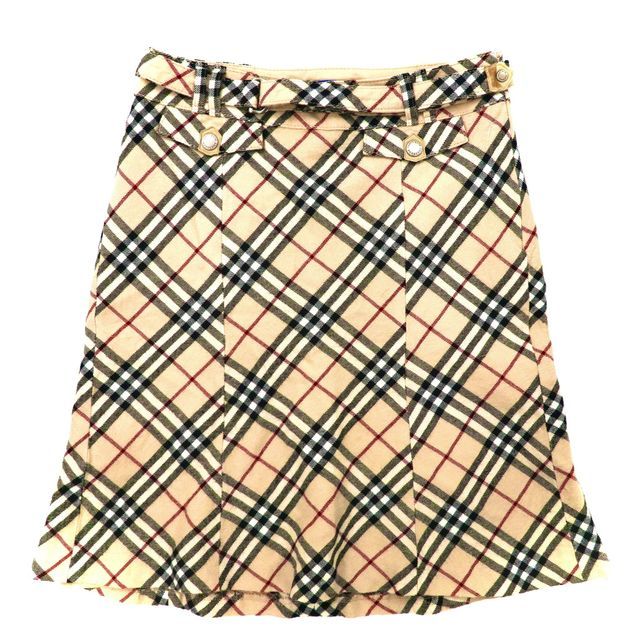 美品✨バーバリーブルーレーベル ノバチェック ベージュ フレアスカート36 BURBERRY BLUE LABEL ノバチェック フレアスカート 36 ベージュ