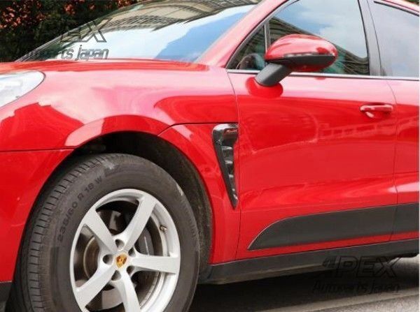 ポルシェ マカン 2014年- 2色可選 サイドグリル カバー サイド フェンダーパネルカバー 2個セット ABSZYL878