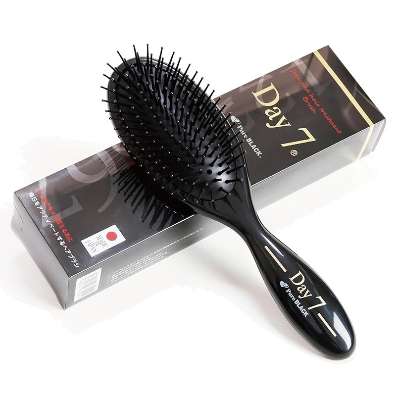 Day7クッションヘアブラシ 絡み ツヤ 静電気 スカルプケア プレゼント 頭皮ケア