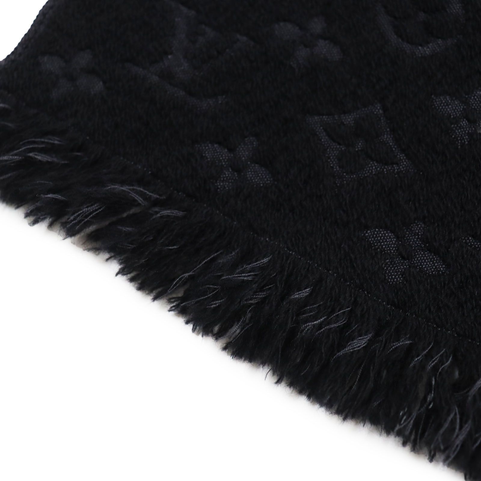 ルイヴィトン エシャルプ モノグラム クラシック ノワール