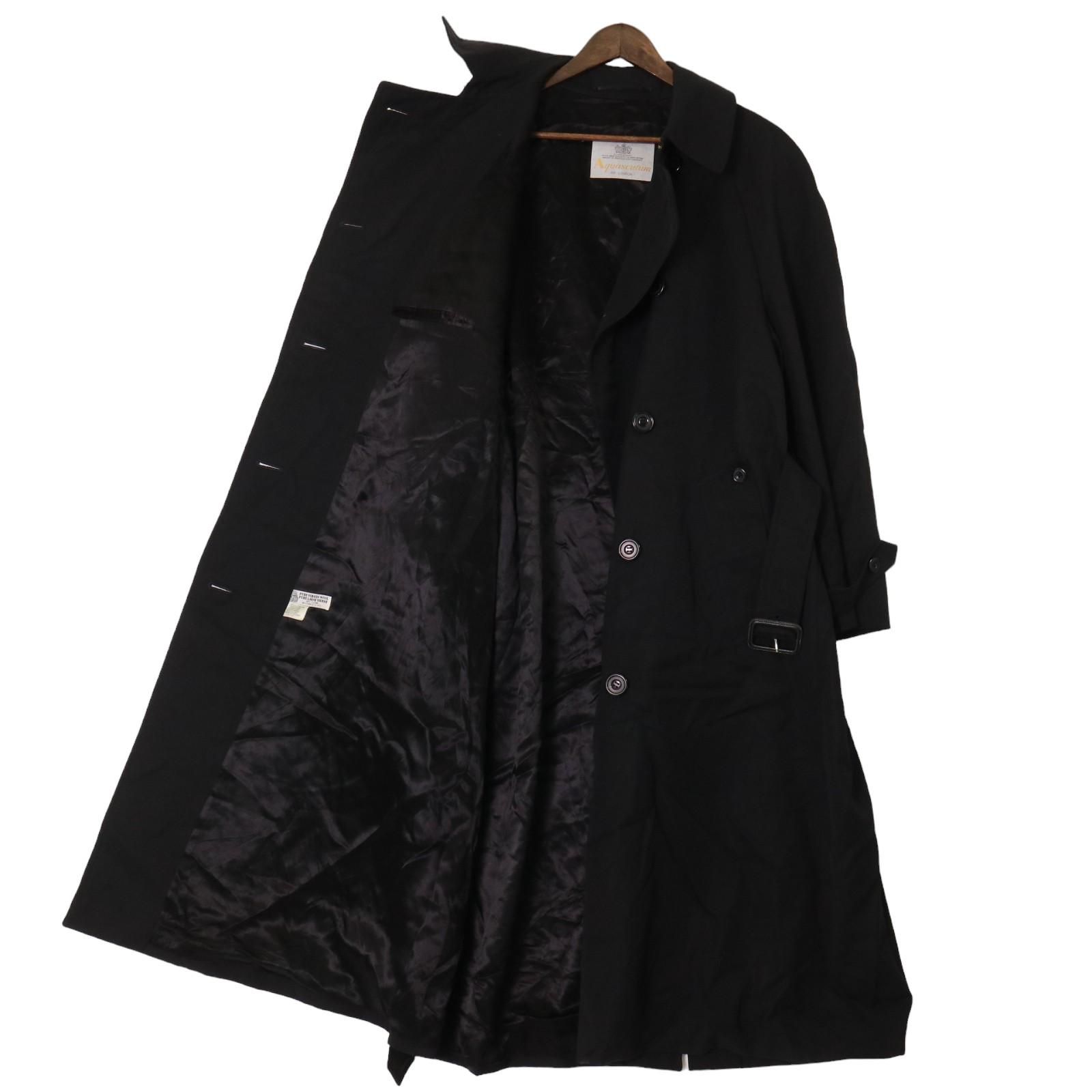 80年代 Aquascutum アクアスキュータム ウールギャバジン 80年代 Aquascutum アクアスキュータム ウールギャバジン