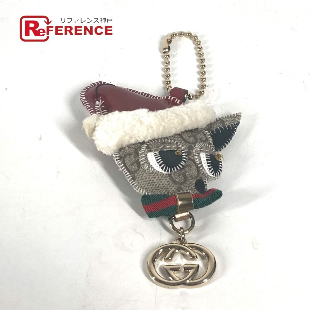 【美品】GUCCI グッチ キーホルダー グッチョリ サンタクロース チワワ GUCCI グッチ グッチョリ サンタクロース クリスマス キーリング