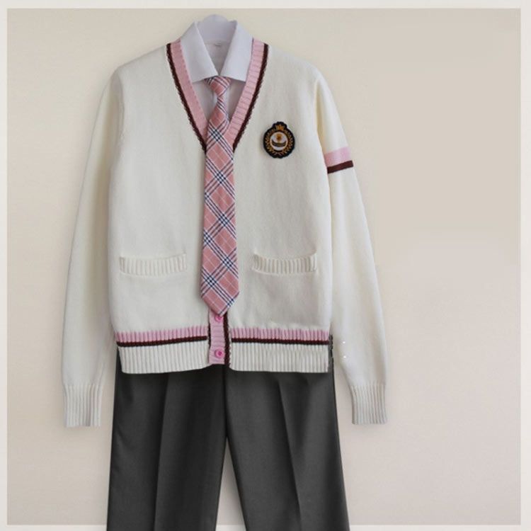 制服5点セット シャツ スクールスーツ 高校生制服 男子高生 ワッペン 全20タイプ 学生服 カーディガ DK制服 ネクタイ 仮装 男の子 男の子スーツ セーター 長袖 春秋 ズボン 発表会 コスプレ コスチューム 衣装 スーツ 全20タイプ 男の子 スーツ 高校生制服 男子高生 制服5点セット