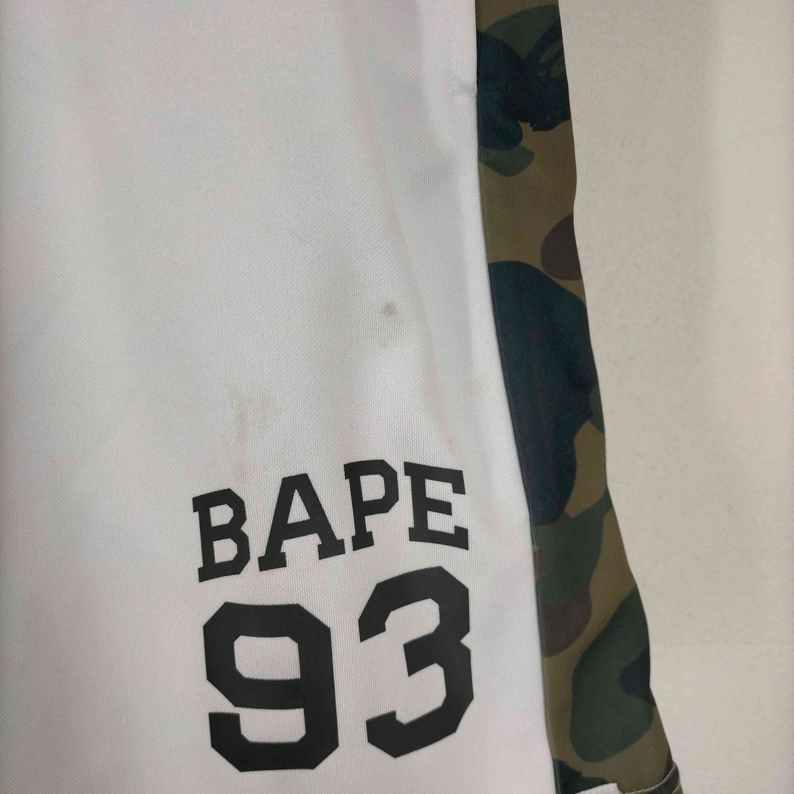 アベイシングエイプ A BATHING APE サイドカモラインハーフパンツ