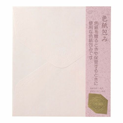 まとめ ミドリ カラー色紙包み ピンク 34282-021 ×30セット