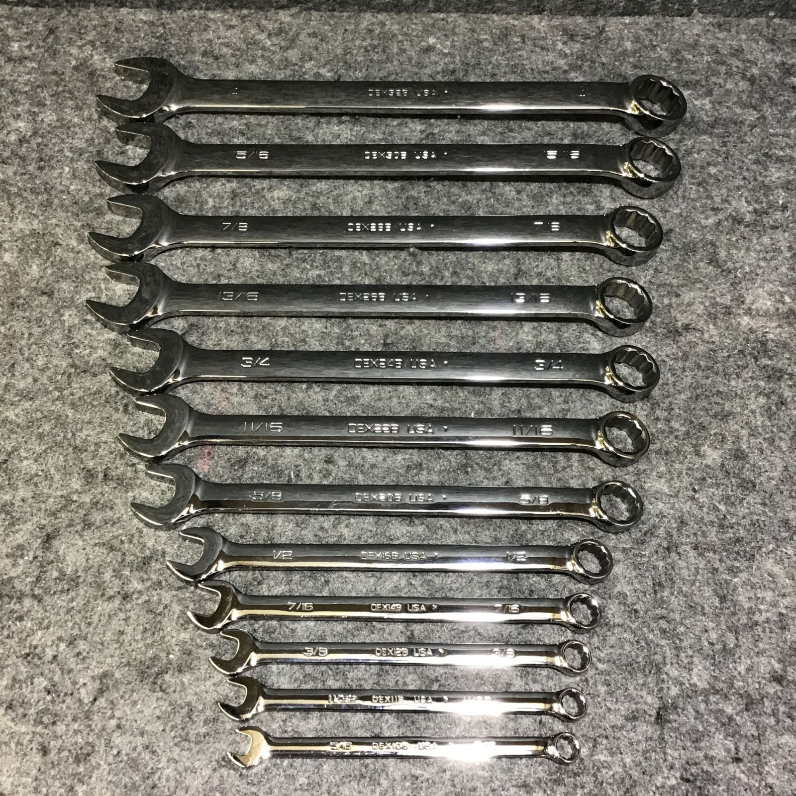 美品】スナップオン(Snap-on) コンビネーションレンチセット 美品】スナップオン(Snap-on) コンビネーションレンチセット