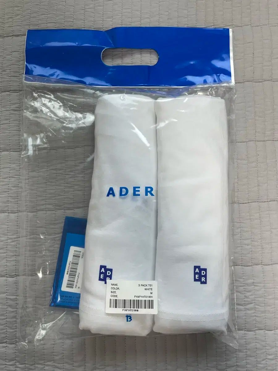 ADER ERROR(アーダーエラー) T シャツパック 2 侵入 (ホワイト M ）