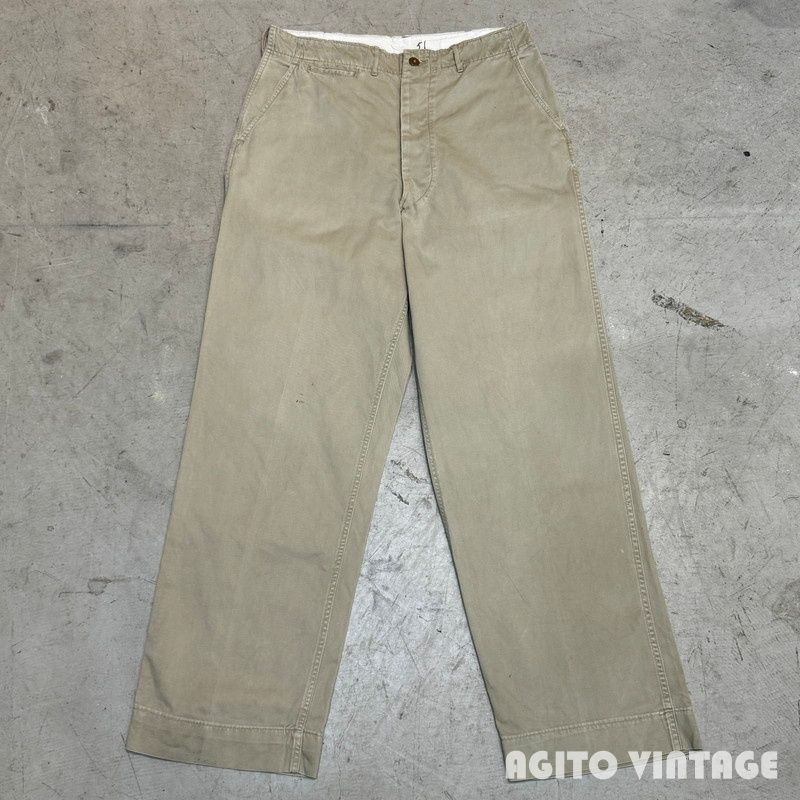 40's U.S.ARMY 45KHAKI チノトラウザーズ MIL-T-2064 - メルカリ