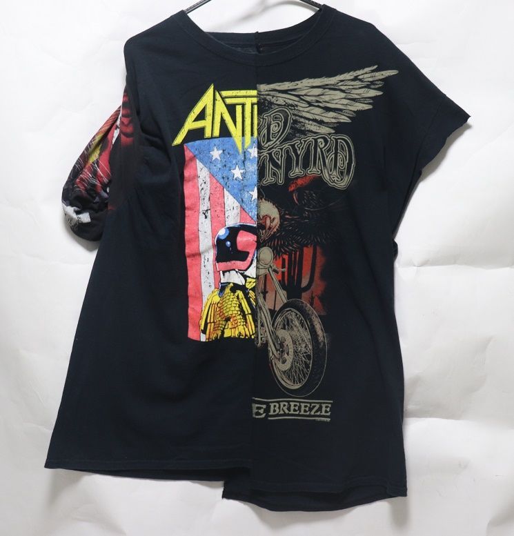 77circa新品メンズリメイク変形Tシャツ古着キリカエ