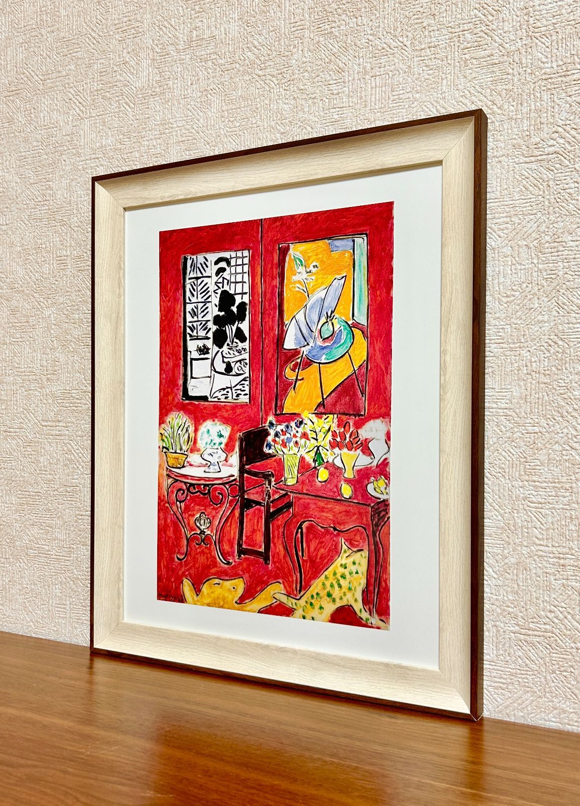 【未使用品】Henri Matisse アンリマティス Exhibition額装 ☆額縁付アートポスター☆アンリ・マティス（マチス）☆Matisse