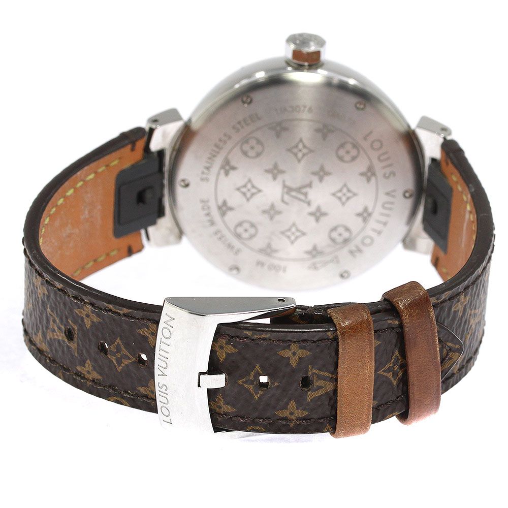 ルイ・ヴィトン LOUIS VUITTON QA072 タンブール モノグラム クォーツ