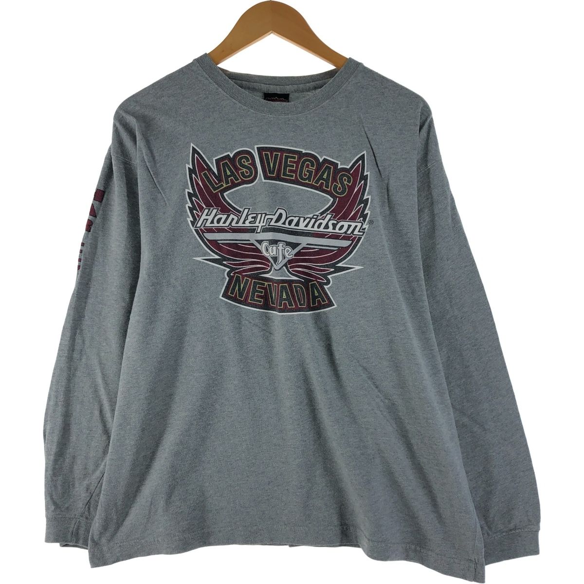 古着 ハーレーダビッドソン Harley-Davidson ロングTシャツ ロンT USA 