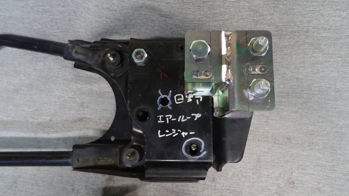 日野07レンジャーAir Loop 純正バンパーのみ80㎜前出しキット ガッチリ