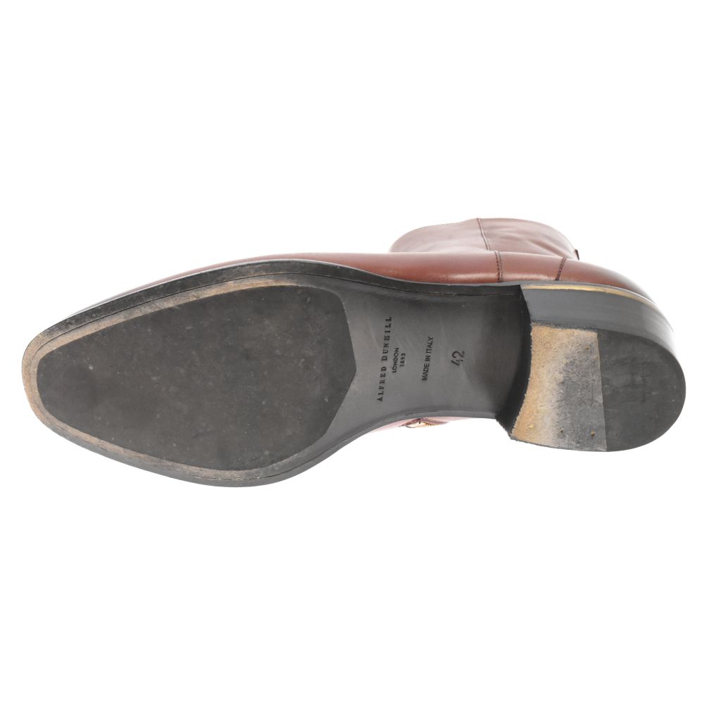 ダンヒル DU18F1507F6 サイドジップレザーブーツ Dunhill ダンヒル DU18F1507F6 ALFRED DUNHILL DUKE