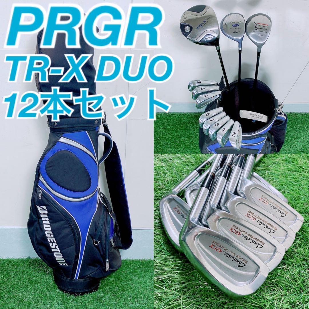 ゴルフクラブ メンズセット 初心者 プロギア TR-X DUO N1543
