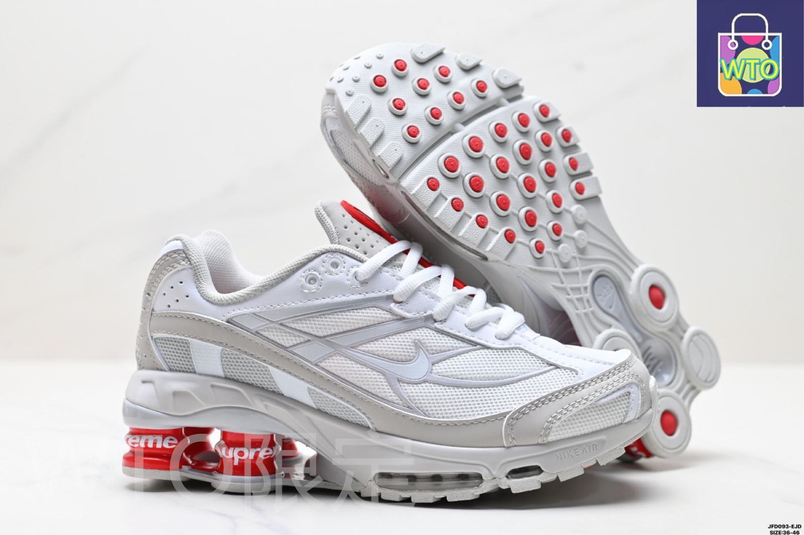 28.5cm ファッション ナイキ ショックス ライド2 ホワイト