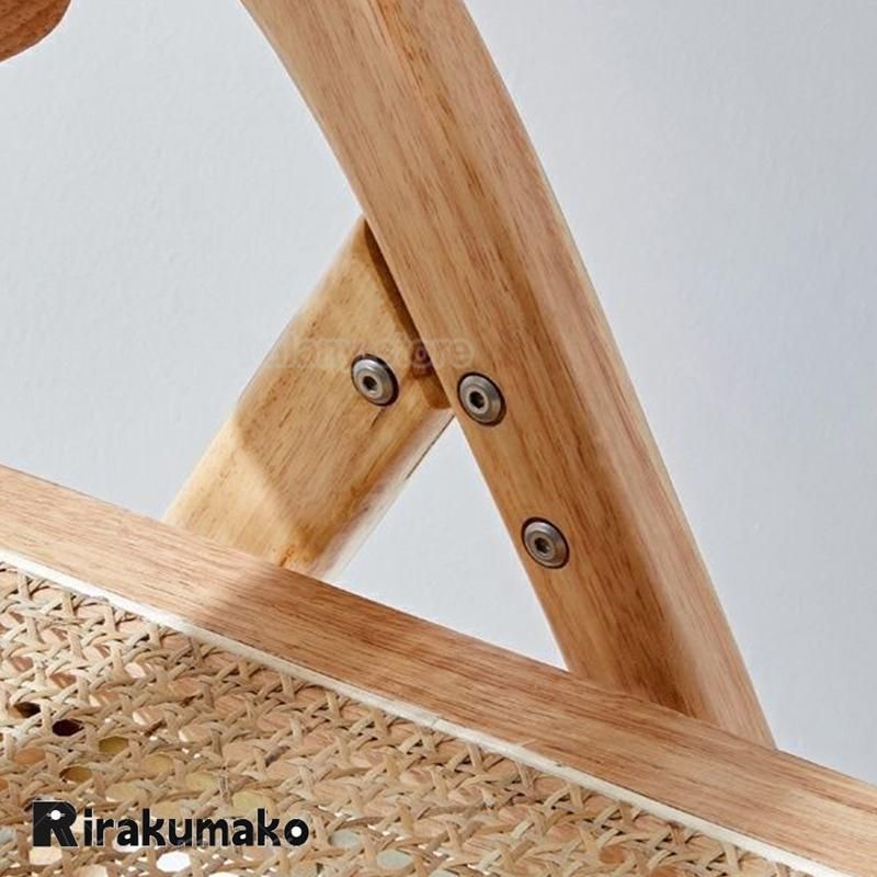 折りたたみ椅子 ラタン家具