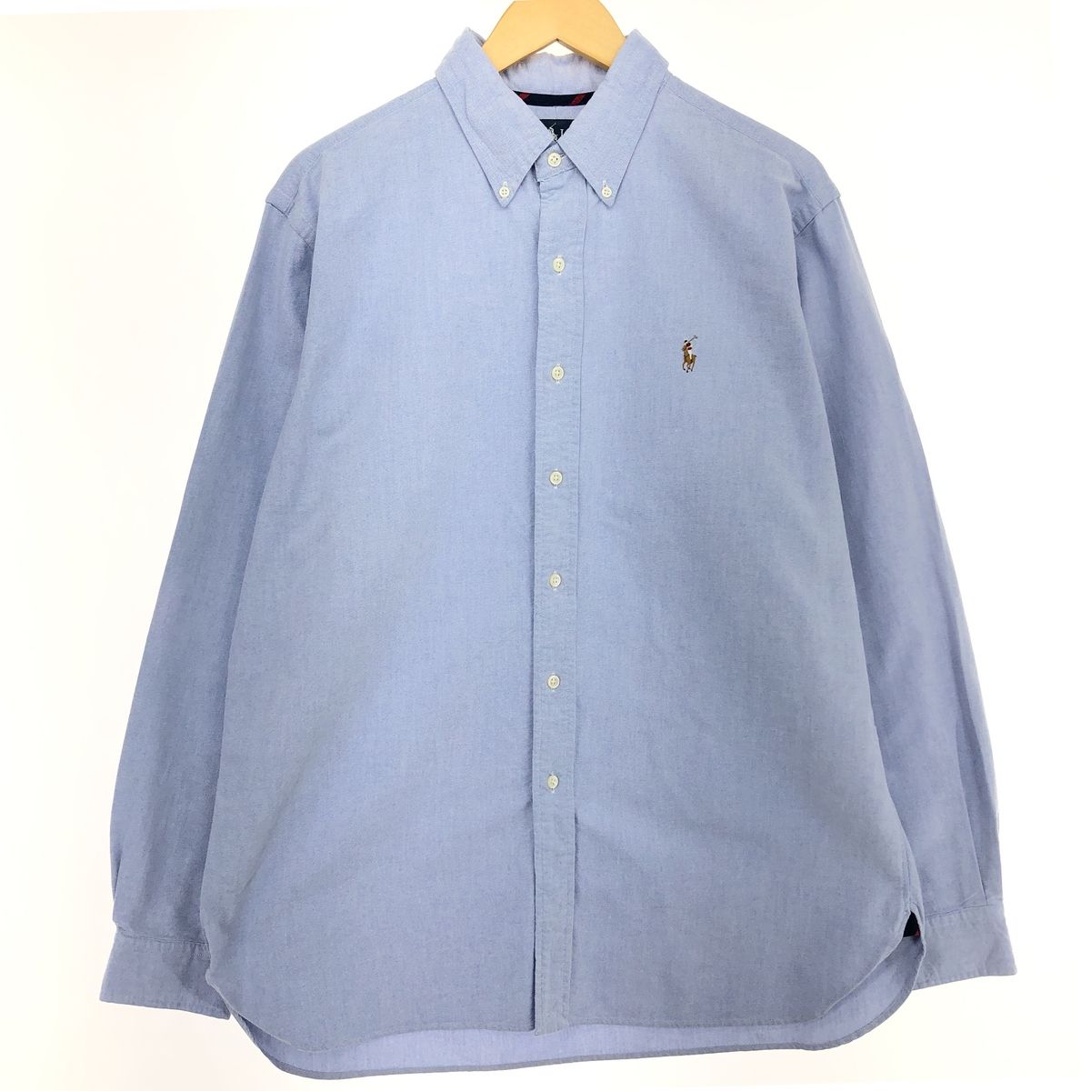 古着 ラルフローレン Ralph Lauren CLASSIC FIT 長袖 ボタンダウンシャツ メンズL相当/eaa469402