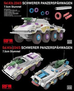 1 35 Sd.Kfz.234 3 シュツンメル 7.5cm砲搭載 8輪重装甲偵察車