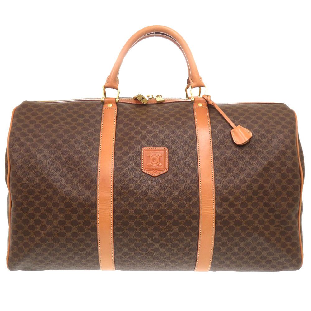 CELINE ブラウン ボストンバッグ 中古・古着通販】CELINE (セリーヌ) オールドミニサイズボストン