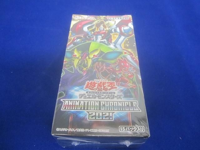 遊戯王 - 遊戯王　アニメーションクロニクル　2021 　未開封カートン 未開封 トレカ 遊戯王 アニメーションクロニクル2021 1BOX