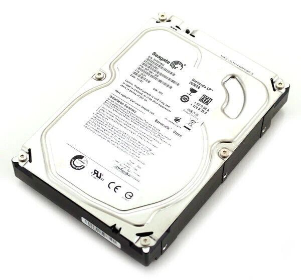 *LOT OF 2* Seagate Barracuda LP 2TB SATA HDD 6.0 Gbps 5900 RPM