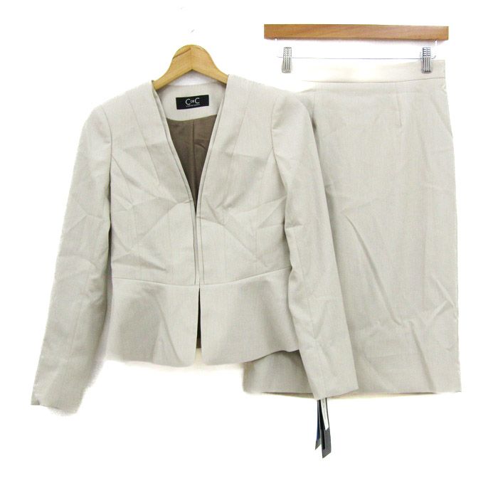 クードシャンス スーツ セットアップ 未使用 上下 ジャケット スカート  