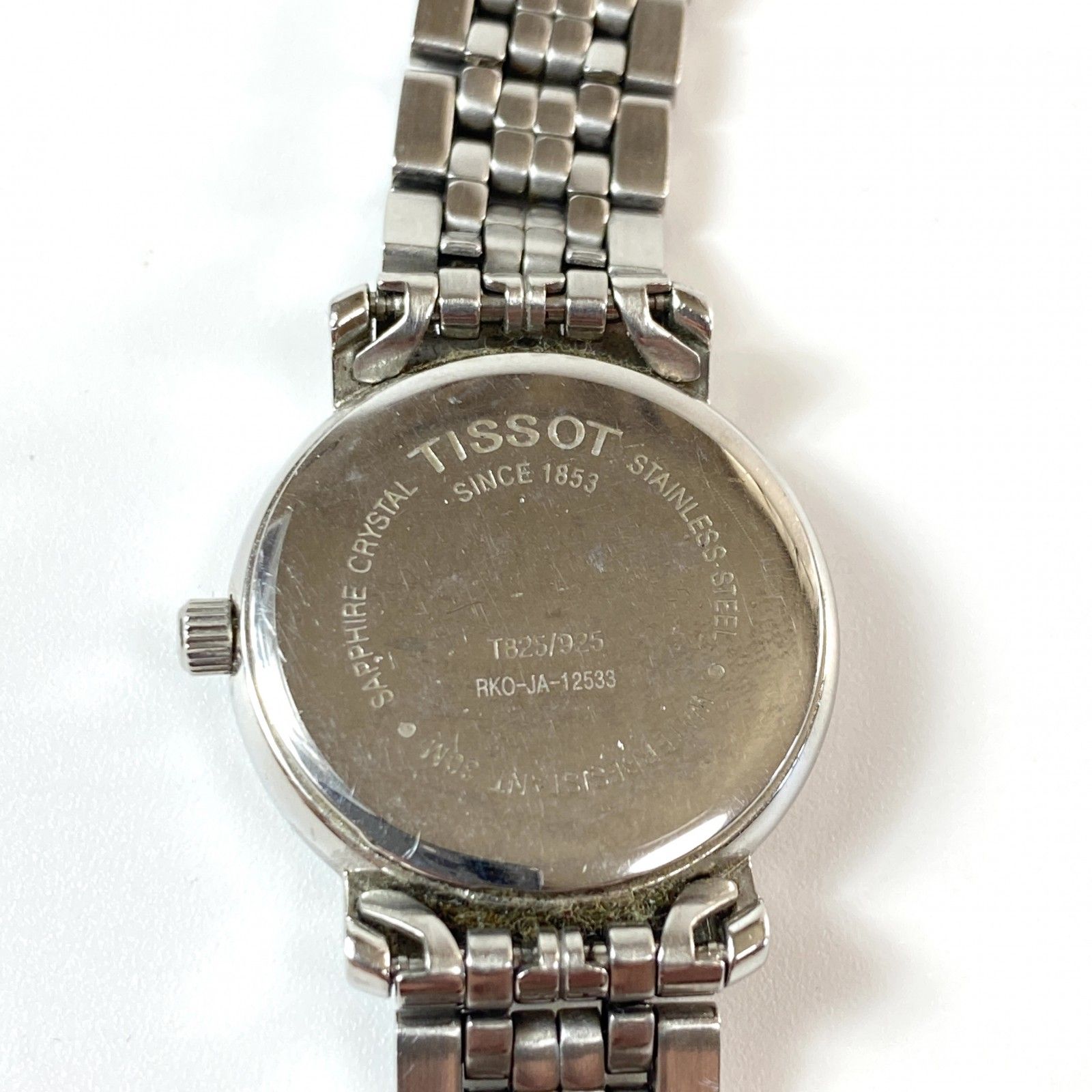 ティソ TISSOT レディース T825/T925 シルバー文字盤 SSクォーツ