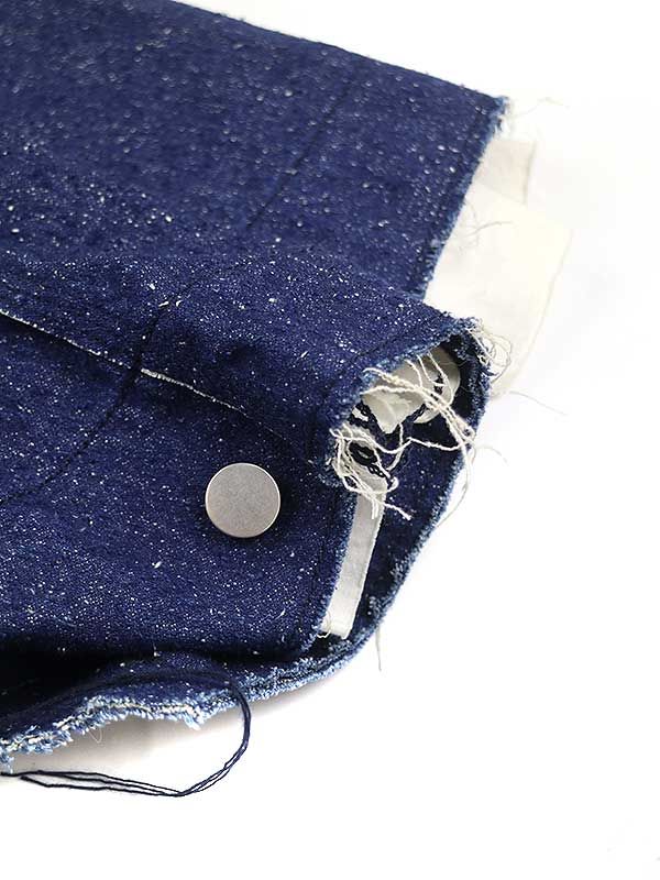 midorikawa.... ミドリカワ 19SS INDIGO SILK JACKET ネップ加工シルク