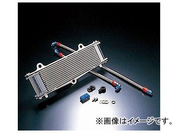 2輪 アクティブ セトラブ・アールズ ストレートオイルクーラーキット ＃6 9インチ13段 シルバー 14058913 JAN：4538792735870 カワサキ Z750FX-1