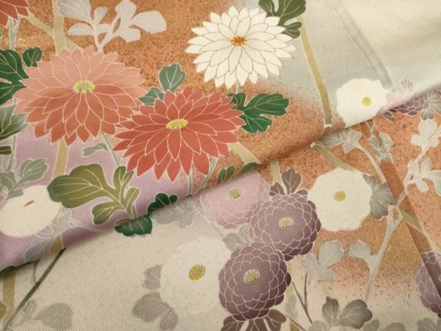 平和屋着物○訪問着 草花文 暈し染め 正絹 逸品 AAAT0881ck - メルカリ