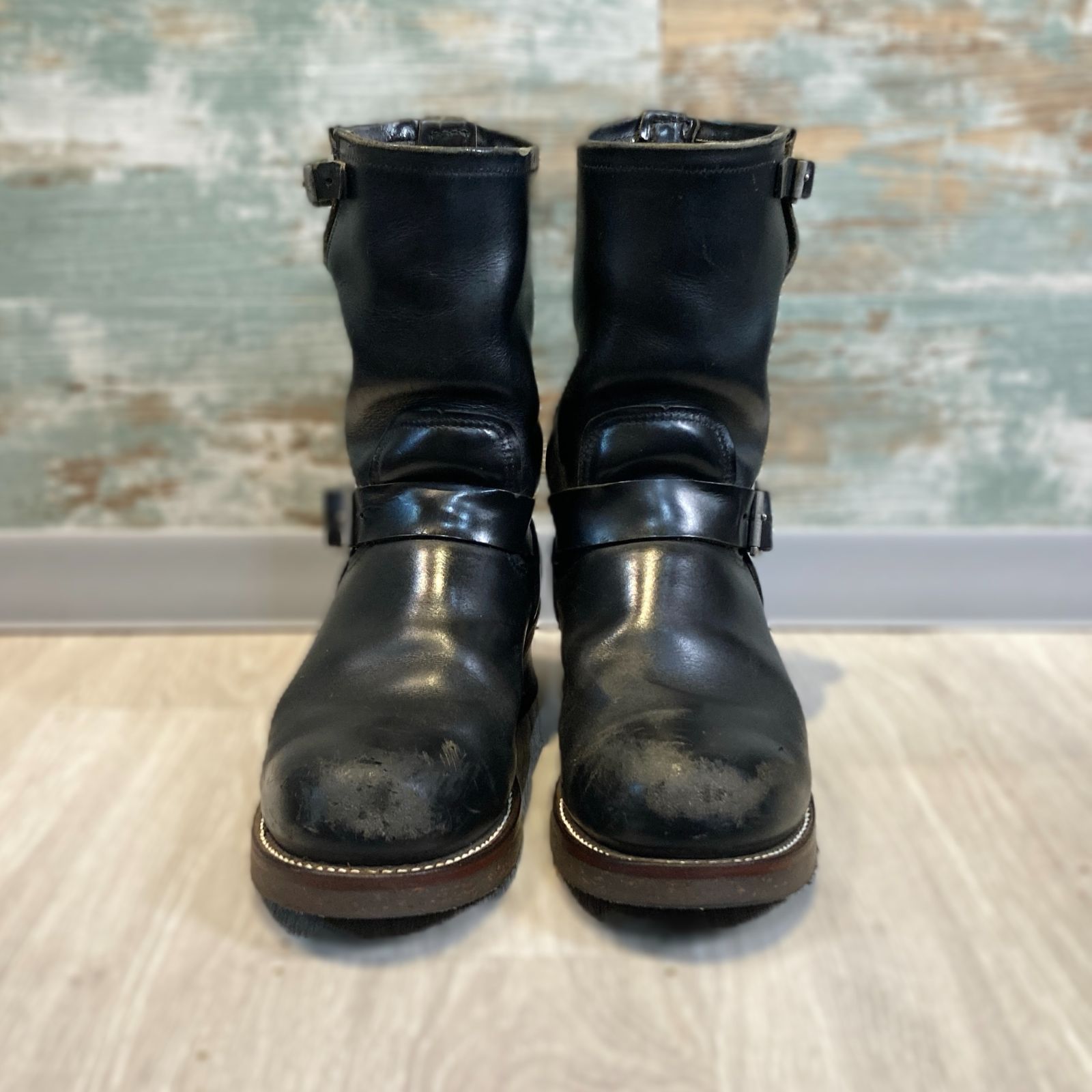 RED WING ソールカスタム　エンジニアブーツ US8 1/2 2268 Resole/ソールカスタム】Red Wing#2268 Engineer Boots｜CREA