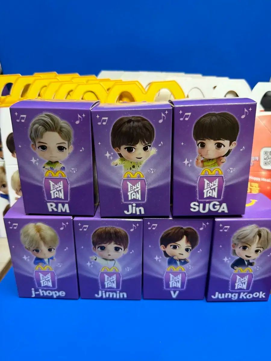 【まとめ売り】韓国マクドナルドBTS ハッピーセット 7個セット 新品未開封 BTS 韓国 マクドナルド ハッピーセット コラボ フィギュア 7点