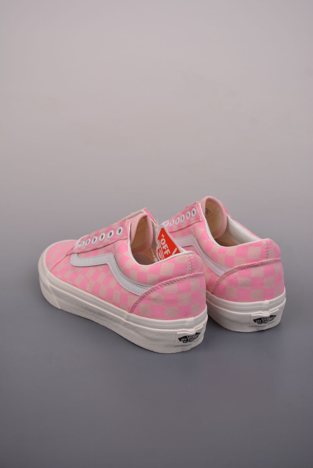 今日 Vans Old Skool ピーチ チェッカーボード スニーカー 送料無料 在庫 の な価格です -MM輸入2