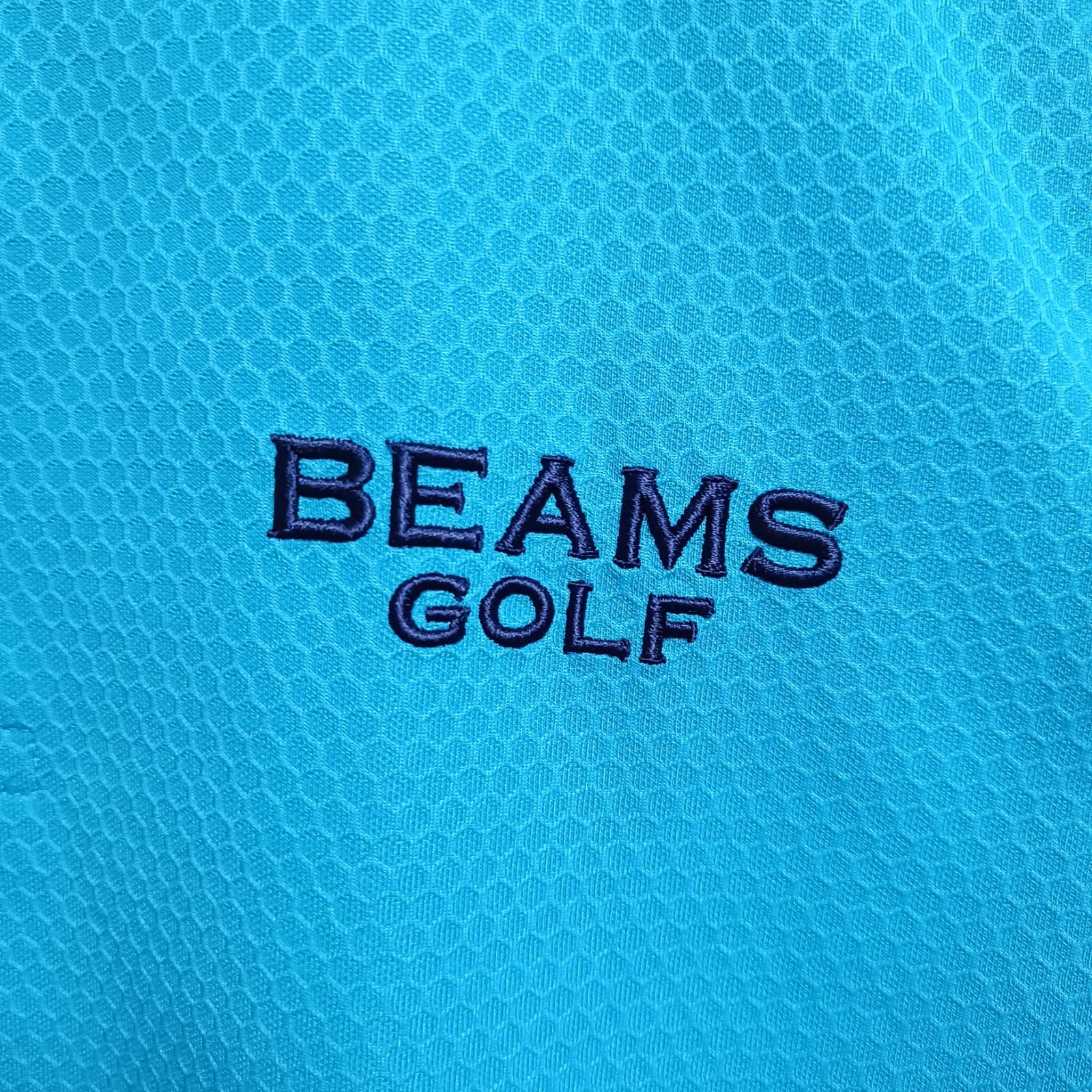 BEAMSGOLF - 未使用 ビームスゴルフ パープルレーベル ポロシャツ オーシャンブルー系 M BEAMSGOLF - 未使用 ビームスゴルフ パープルレーベル