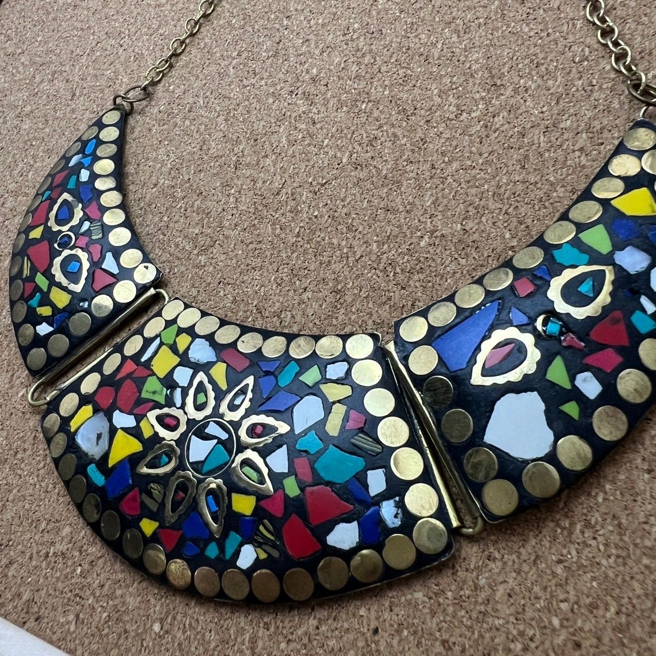 インディアンジュエリー　アンティークネックレス　一点物　ビンテージ インディアンジュエリーアンティークネックレス一点物ビンテージ