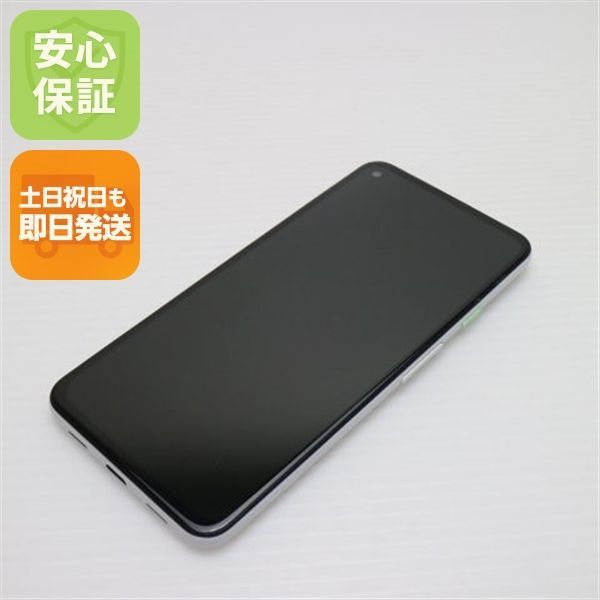 ANDROID - 良品中古 SoftBank Google Pixel 4a (5G) 128GB クリアリーホワイト M444 超美品 SoftBank Google Pixel 4a (5G) 128GB クリアリー